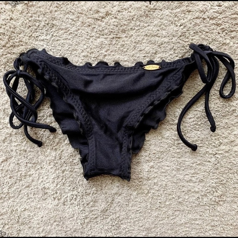 NEW Luli Fama Ruched Bikini Bottom